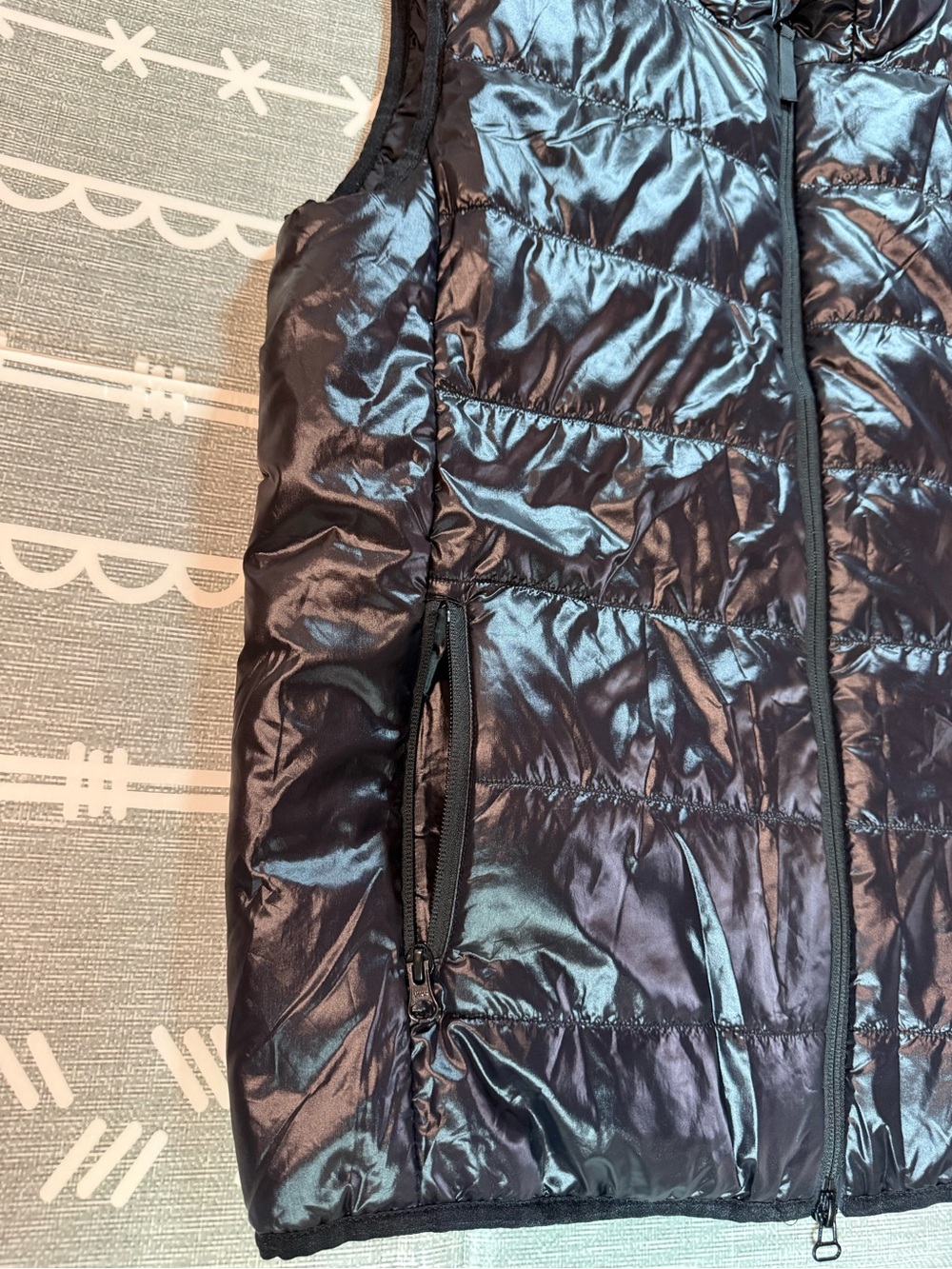 REDVANLY Mens Bolton Lightweight Puffer Golf Vest Black Size Large NWT - Picture 2 of 7
